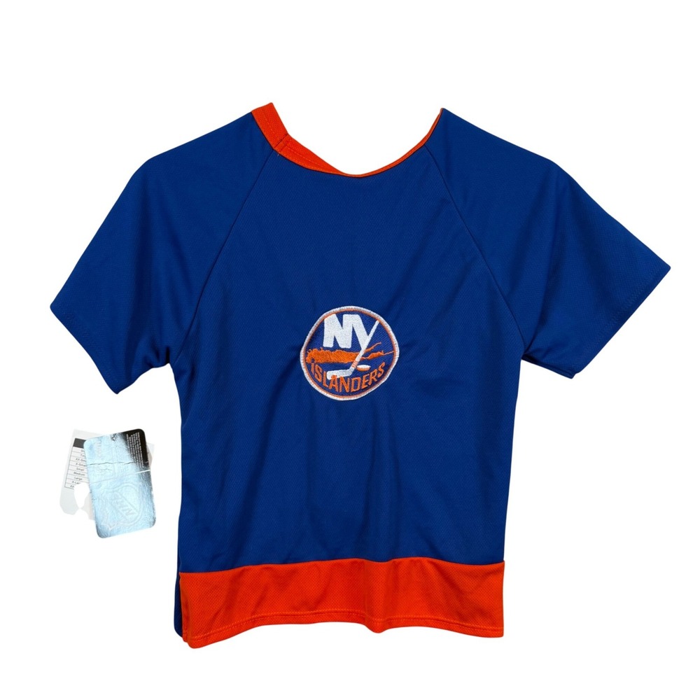 NWT All‎ Star Dogs NHL New York Islanders Pet Jersey Blue Orange XXL Hockey Pet